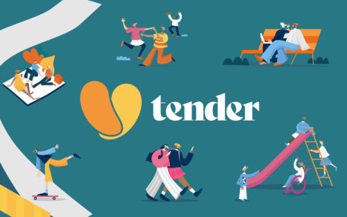 Tender brand and illustrations