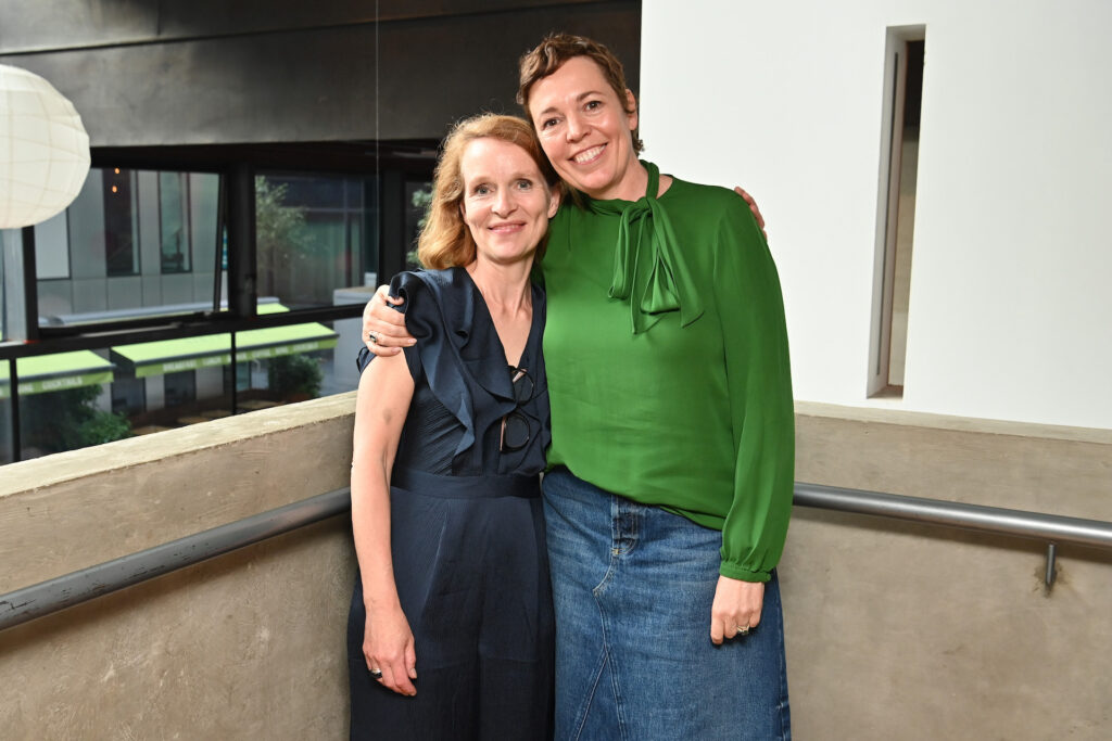 Olivia Colman with Susie McDonald at the Tender Awards